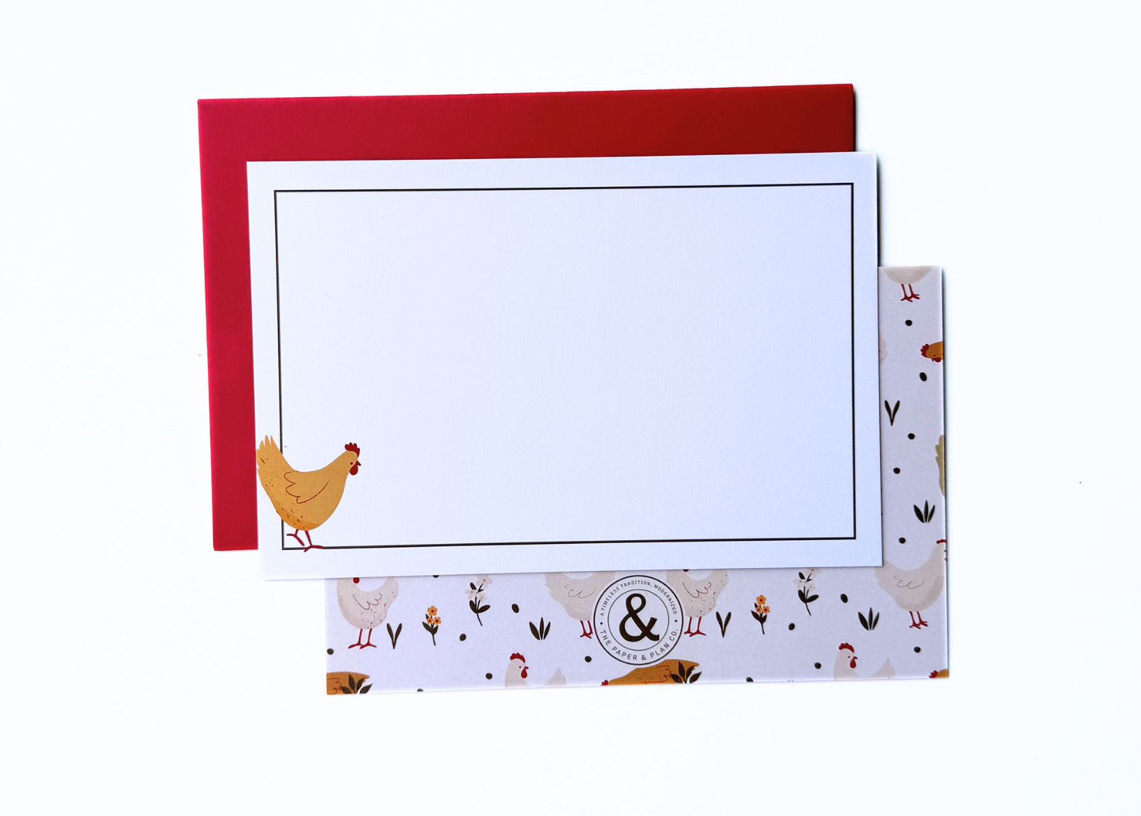 Chicken Notecard Set