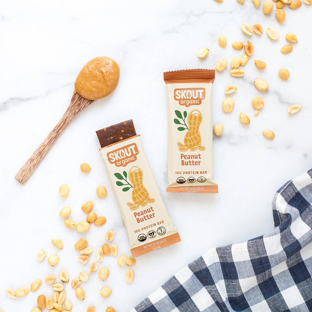 Skout Organic Peanut Butter Protein Bar | Kids | Snack Bar