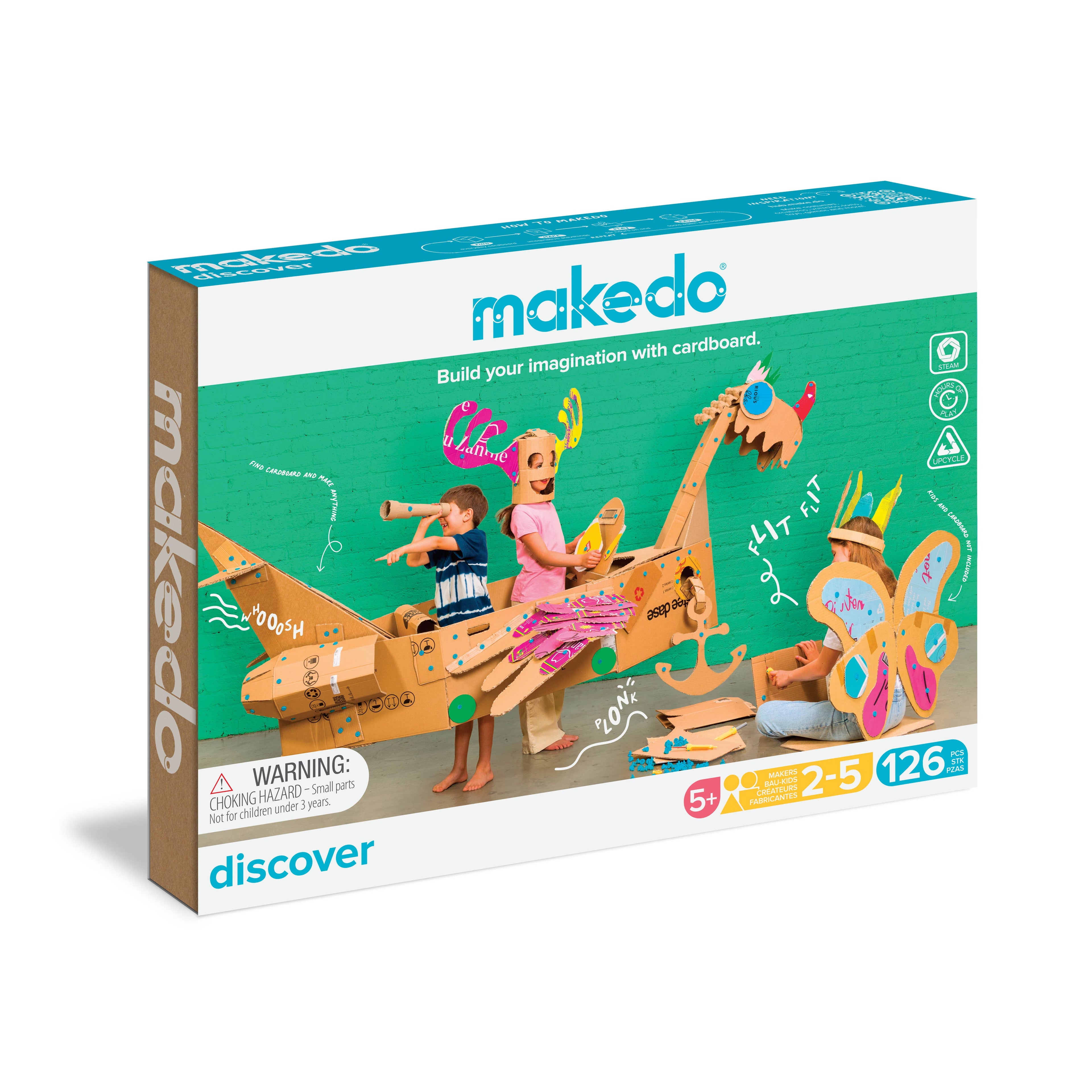 Discover Kit | Makedo Cardboard Construction