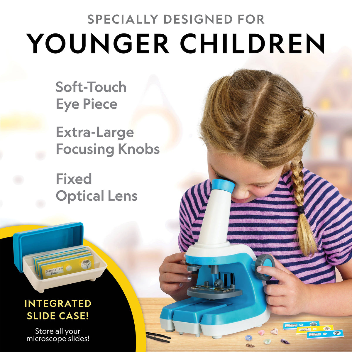National Geographic Starter Microscope Kit, Ages 6+