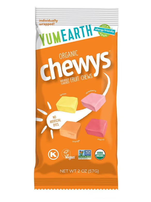 Yum Earth: Organic Chewys - 2.0oz bag