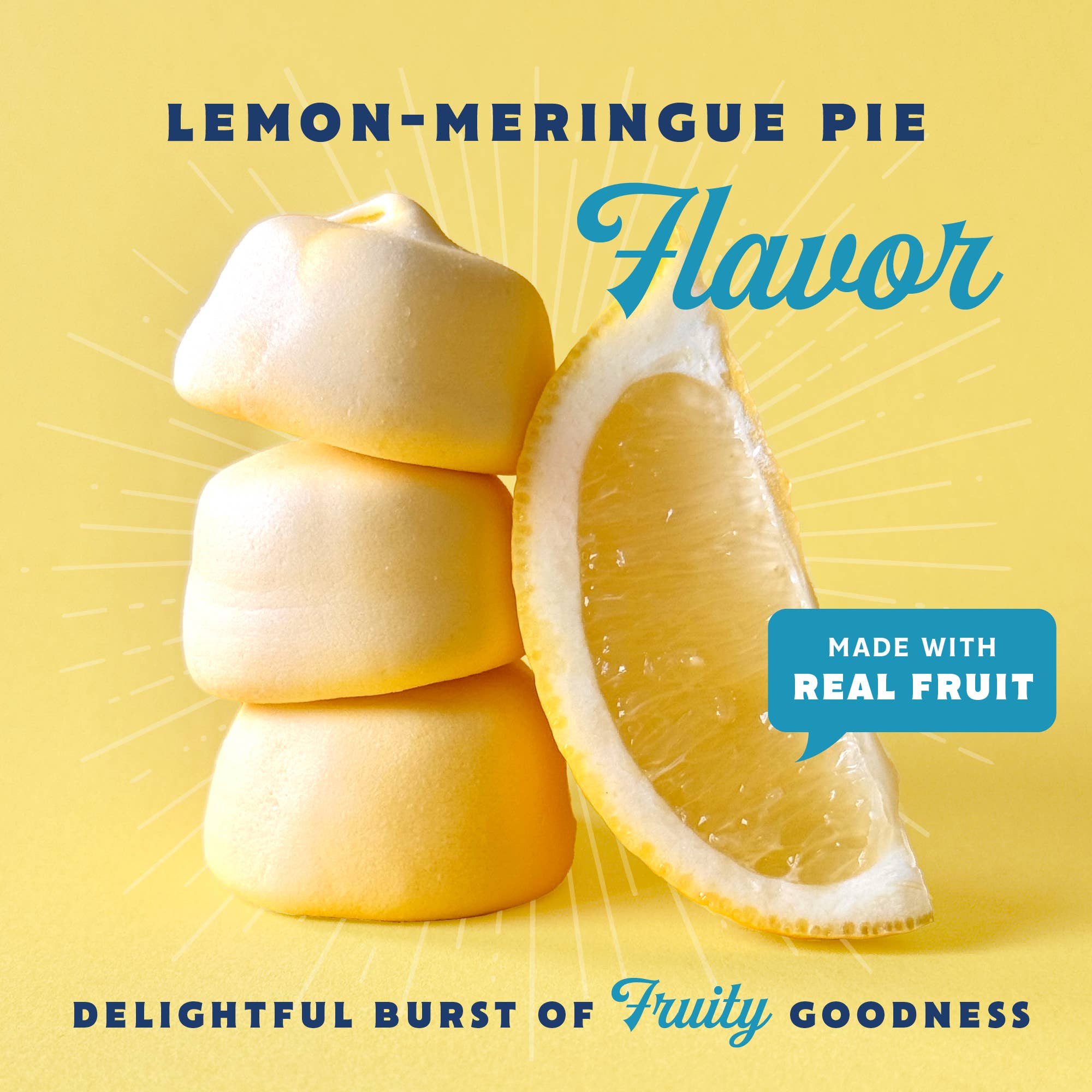 Vegan Marshmallows -Lemon Meringue Pie ,Kosher, Gluten Free