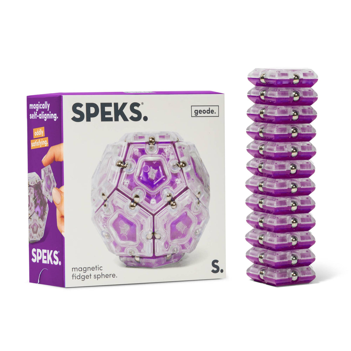 Geode  fidget sphere