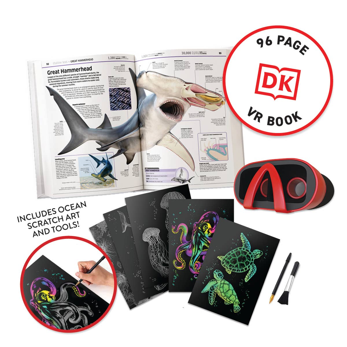 Virtual Reality Discovery Gift Set with DK Book - Oceans!