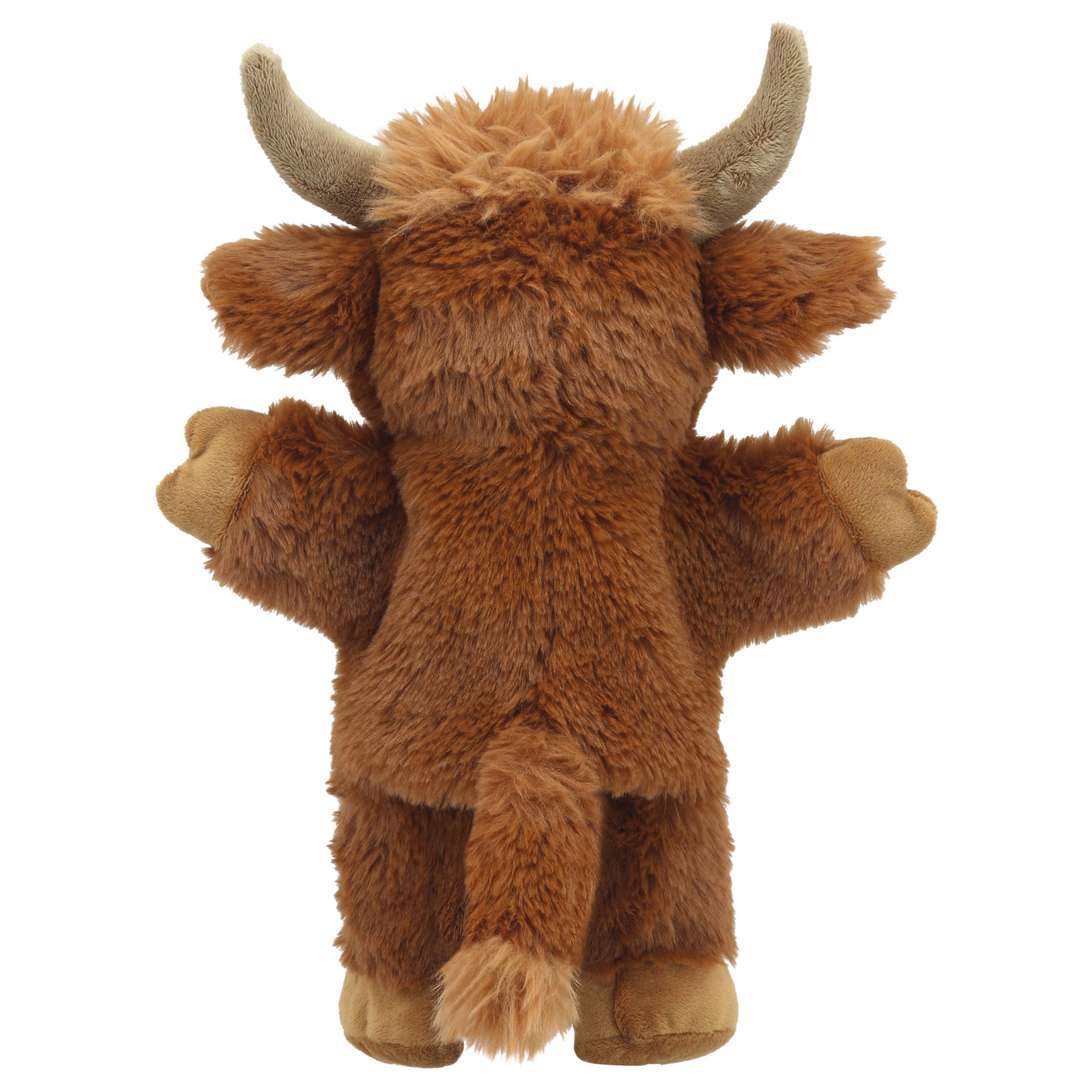 Eco Walking Hand Puppets - Cow (Highland)