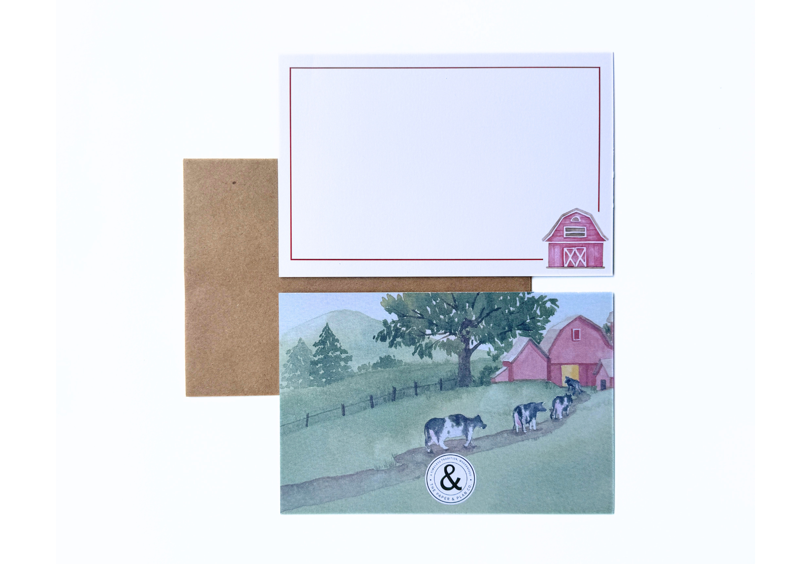 On The Farm Notecard Set