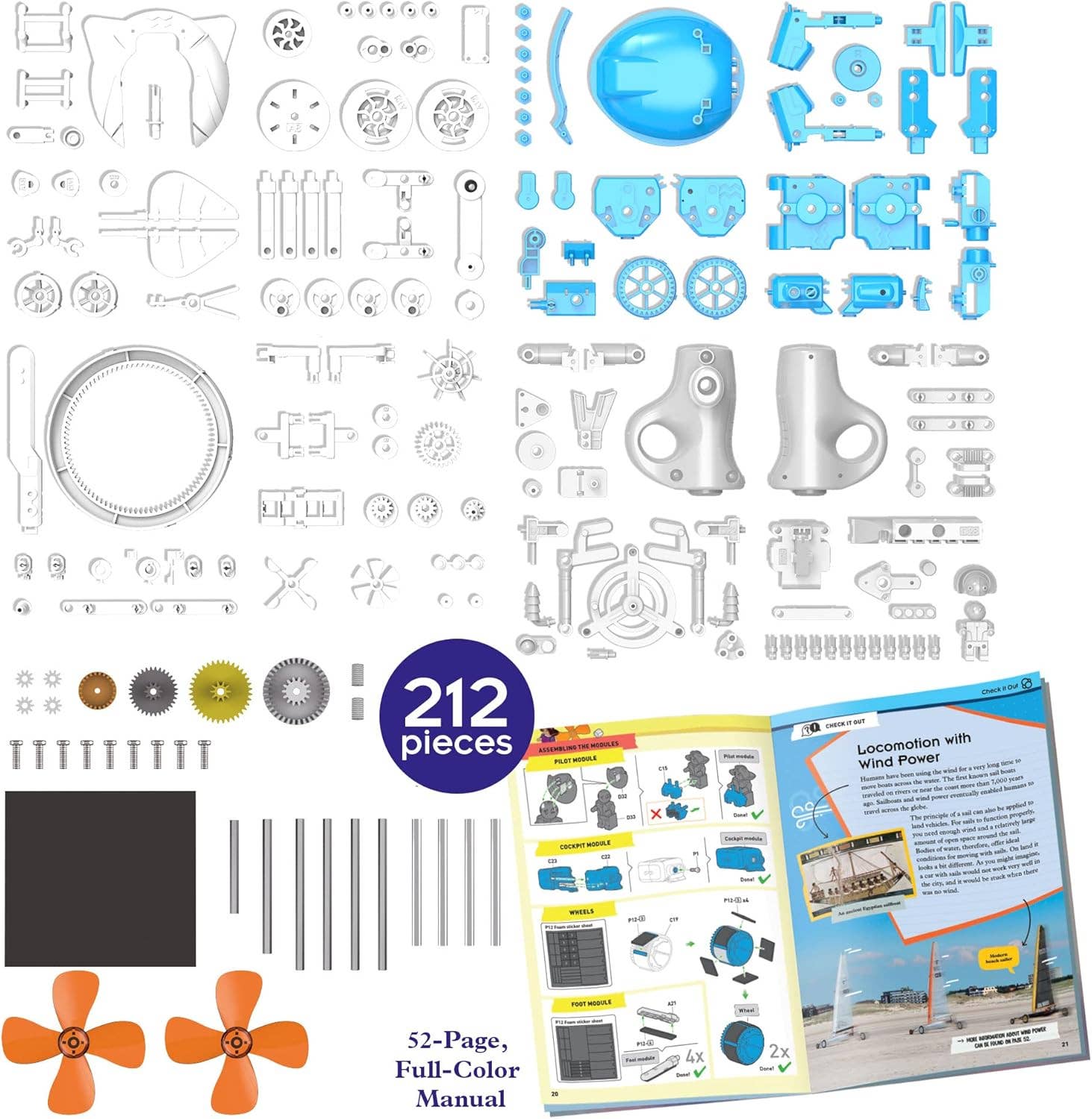 Thames & Kosmos WindBots 6-in-1 Engineering STEM Kit