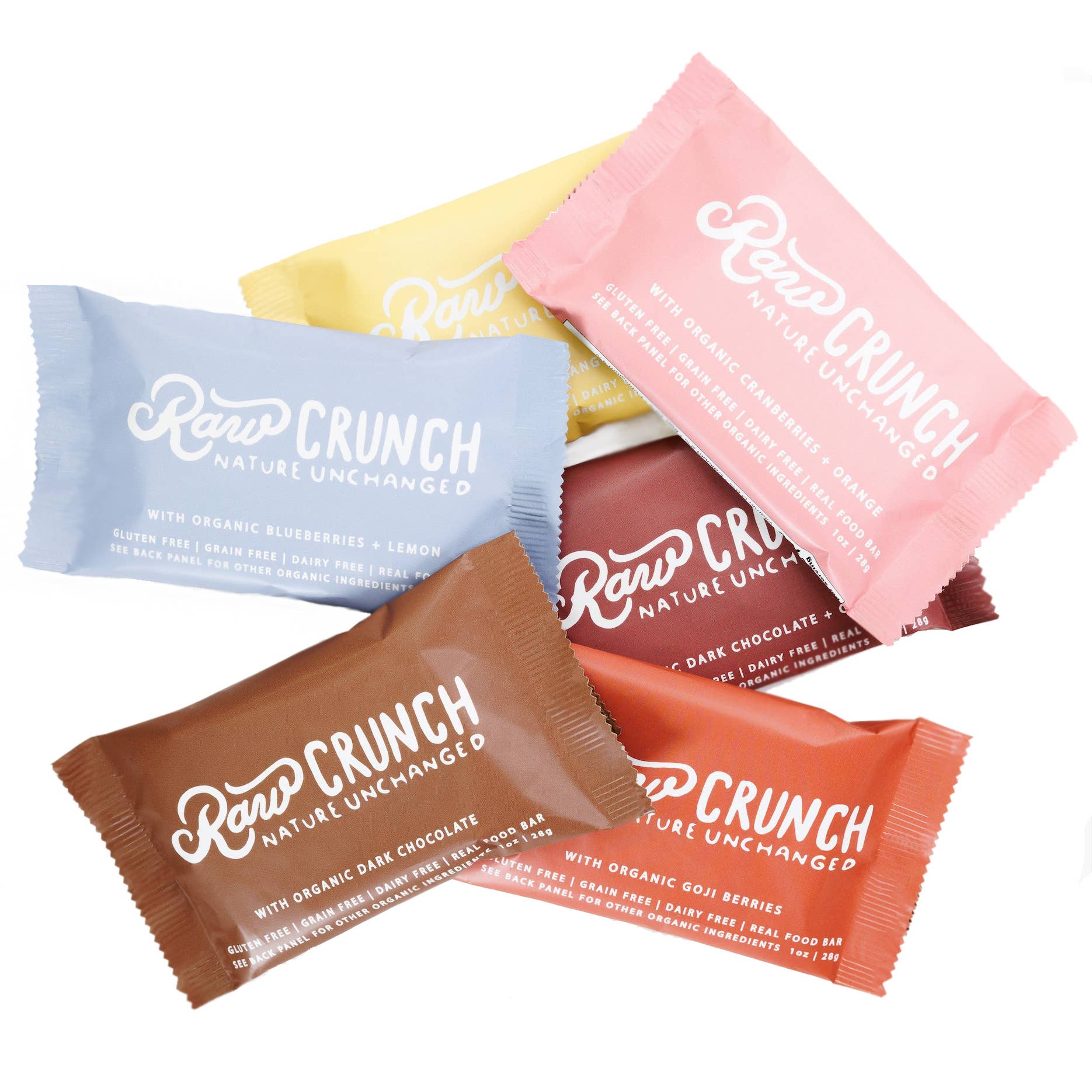 Raw Crunch® - Organic Mixed Box - 12 bars