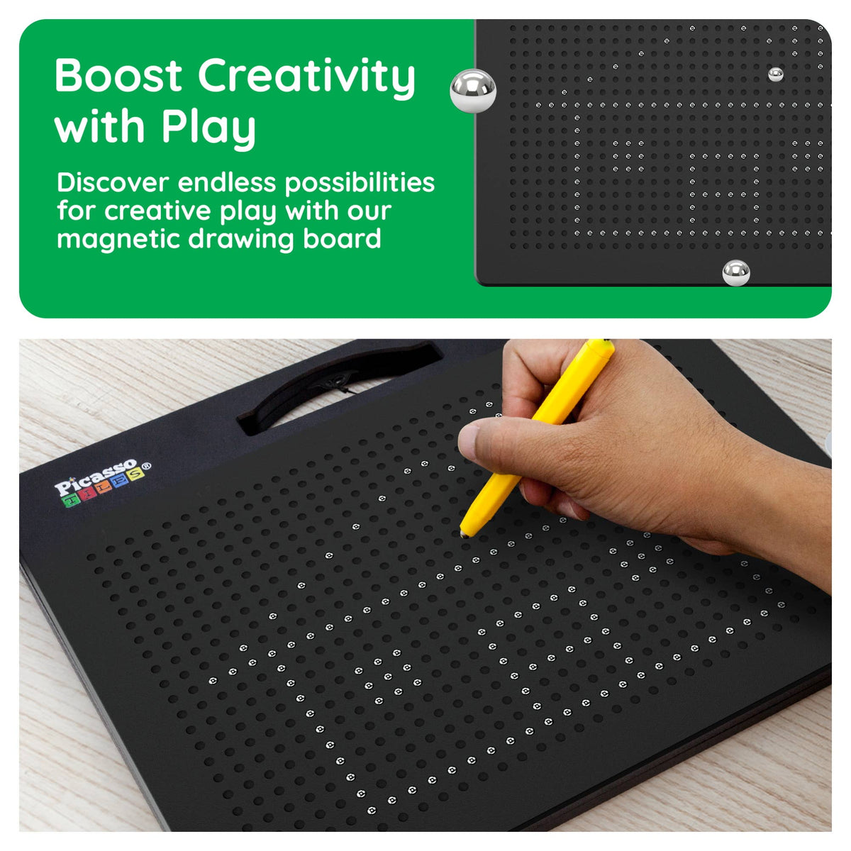 PicassoTiles Freestyle Magnetic Drawing Board