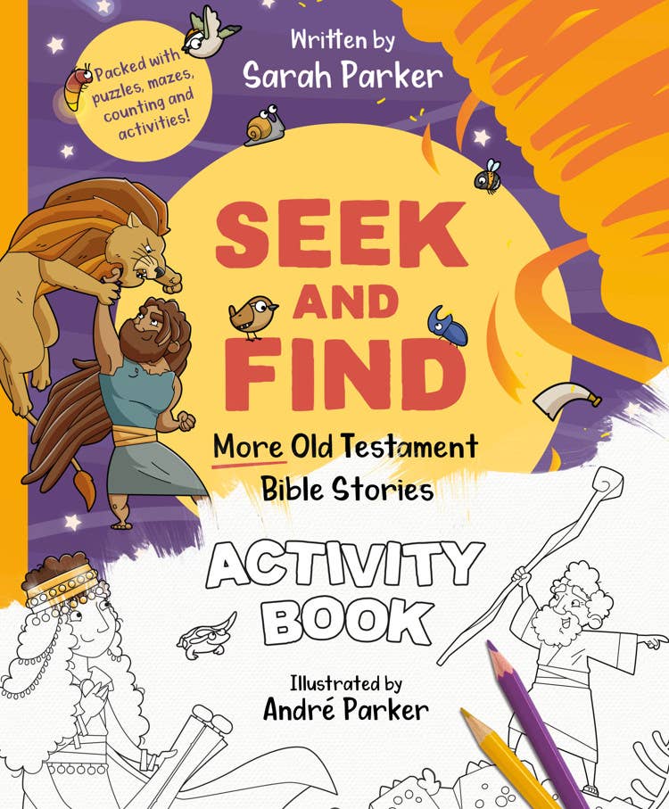 Seek & Find: More Old Testament Bible Stories Activity Book