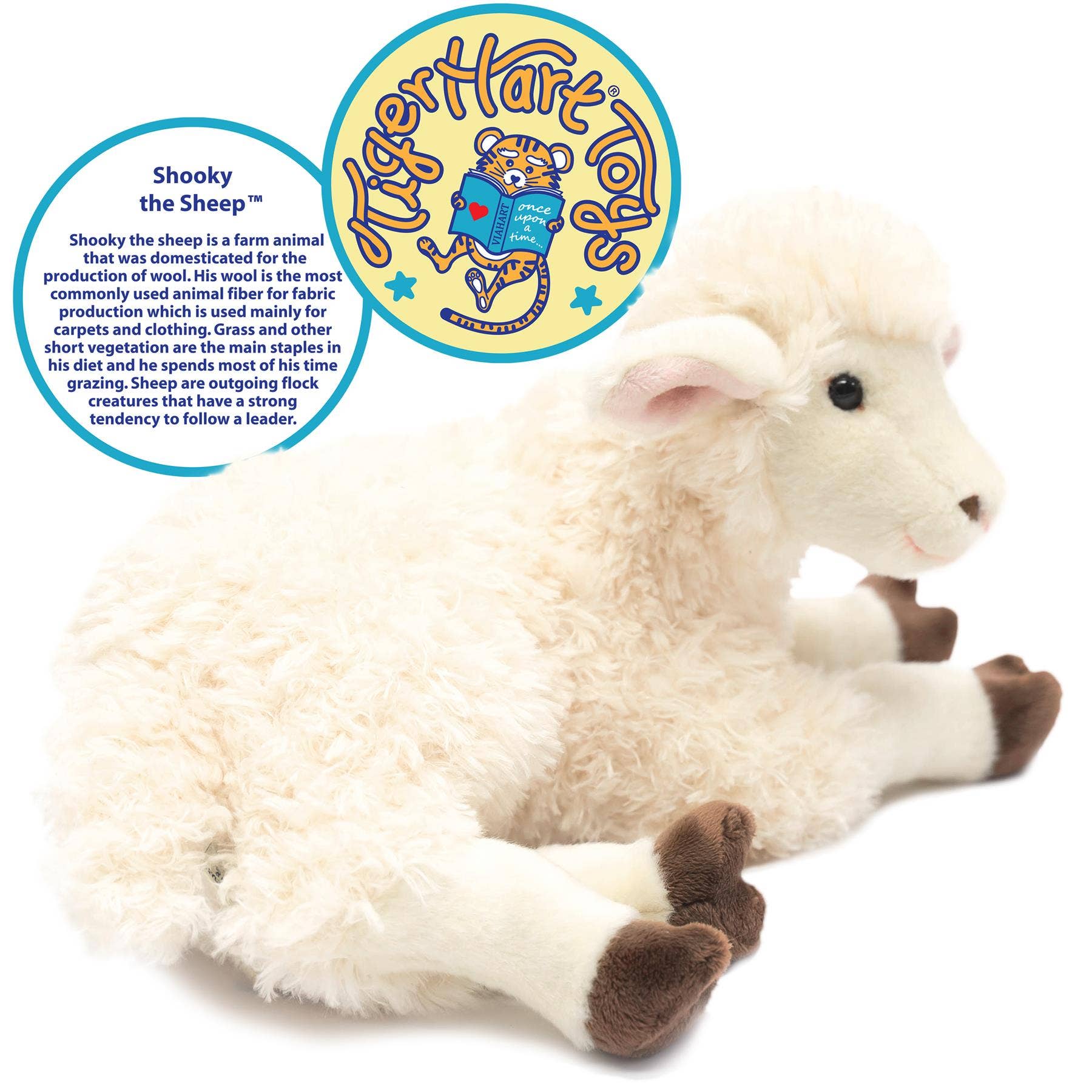 Shooky The Sheep - 13 Inch Stuffed Animal Plush