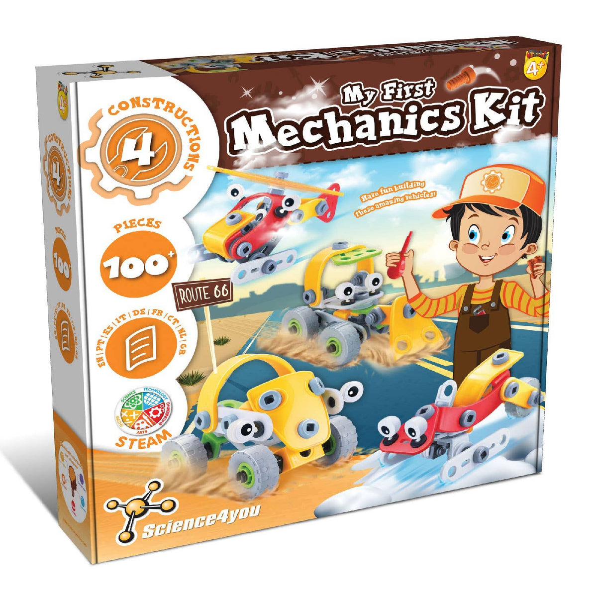 My First Mechanics Kit - Construction Toy (9 Languages)
