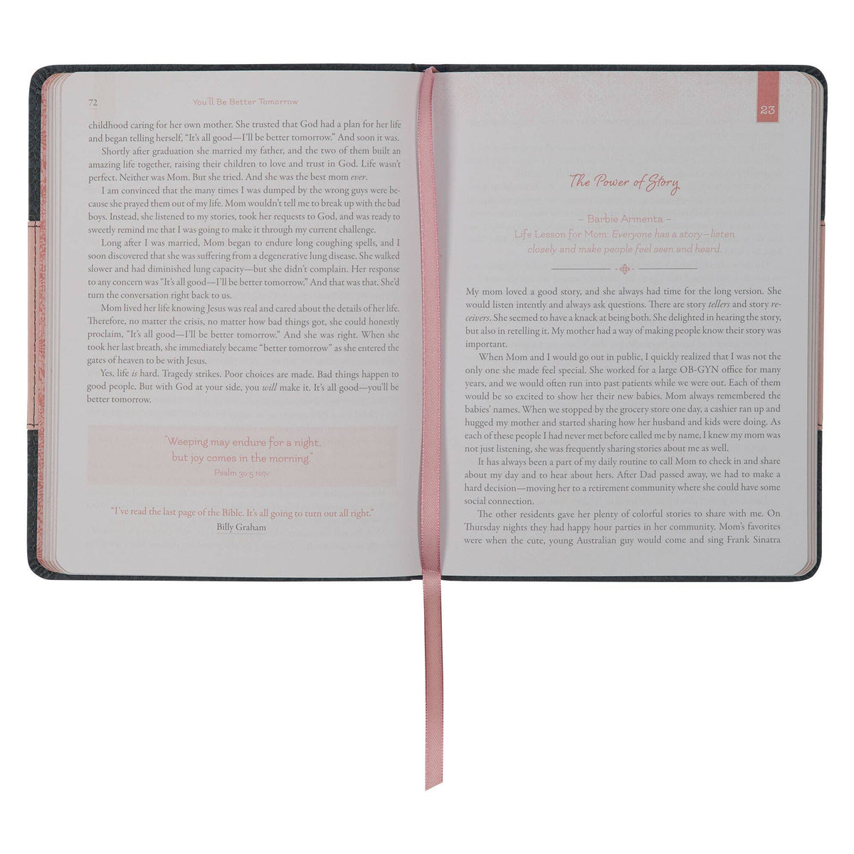 Gift Book Life Lessons for Moms Faux Leather