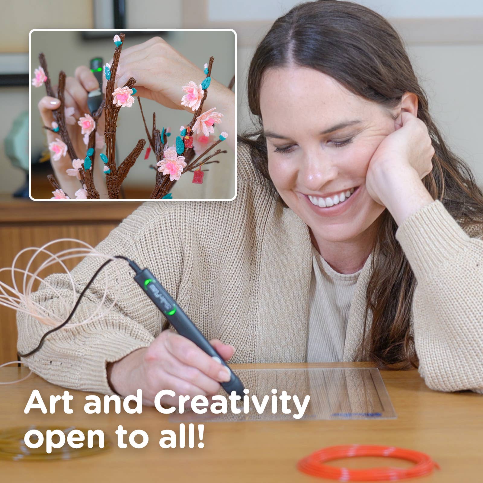3Doodler Flow 3D Printing Pen for Teens, Adults & Creators!