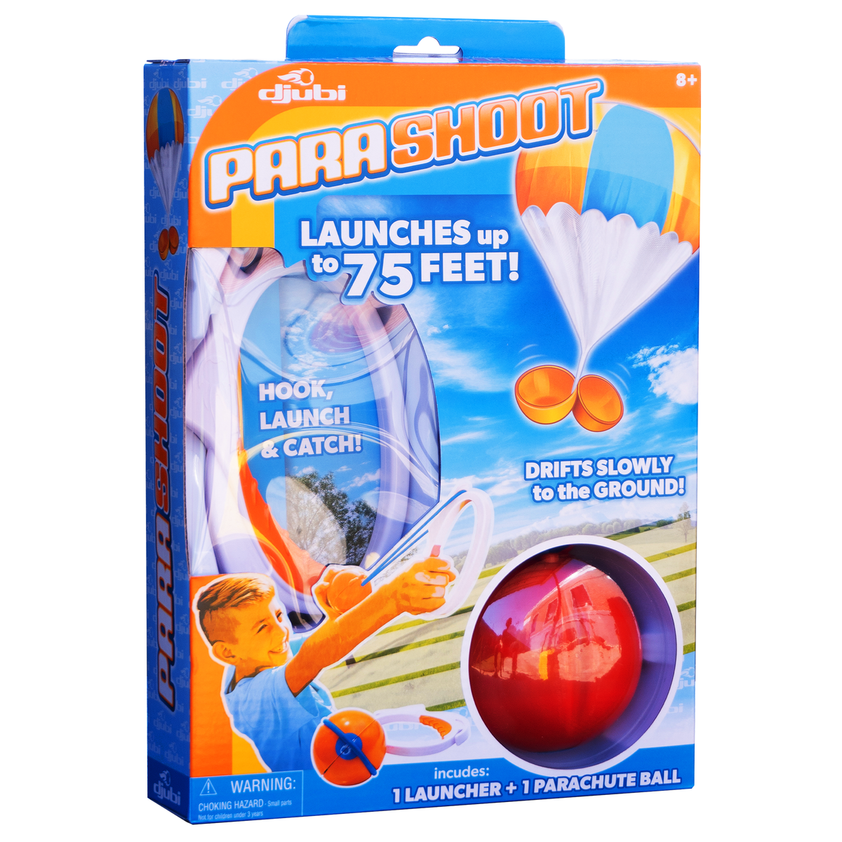 Djubi Parashoot - Outdoor Solo Launching Toy for Kids!