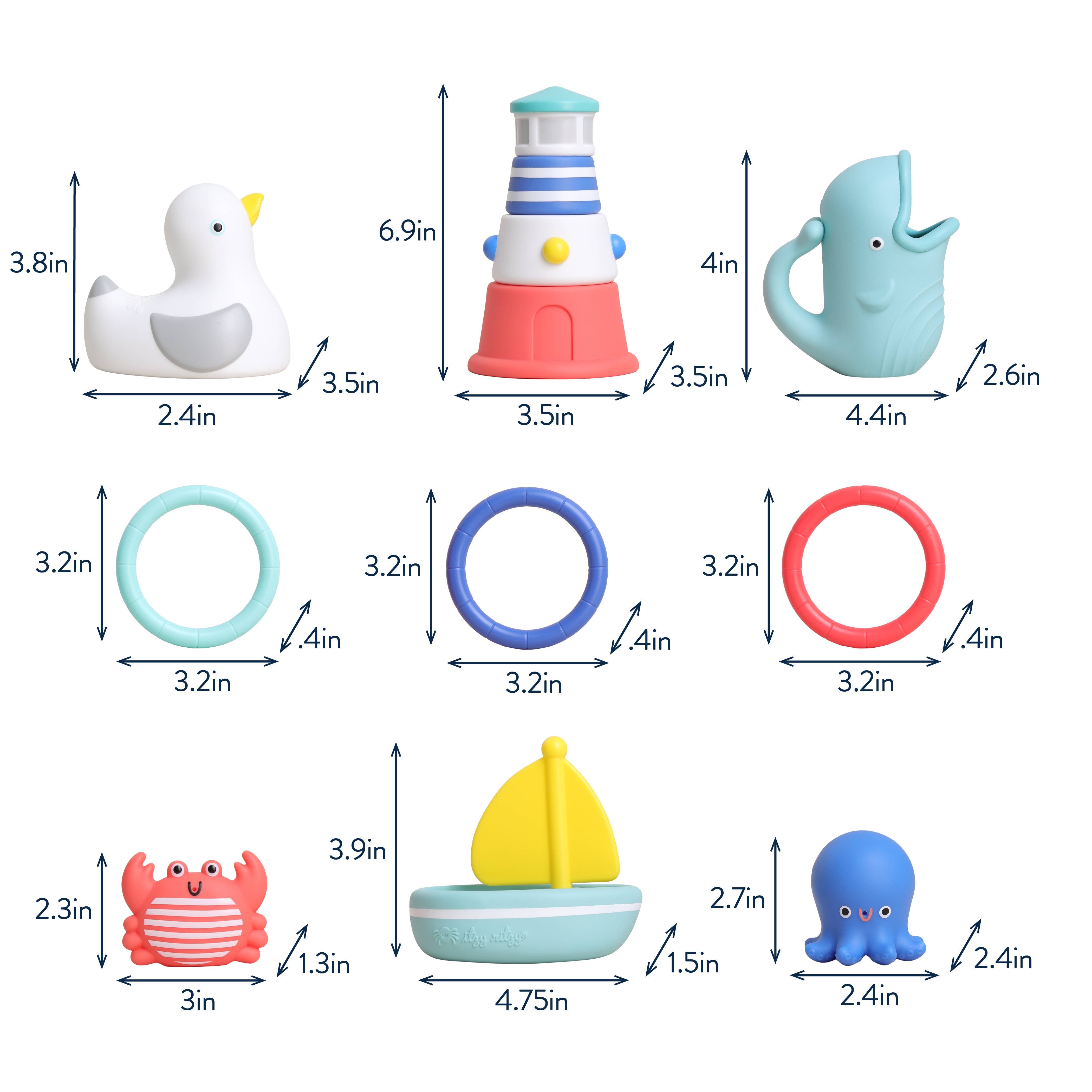 NEW* Seaside Splash Gift Set™ Bath + Water Toy – Foundations Kids