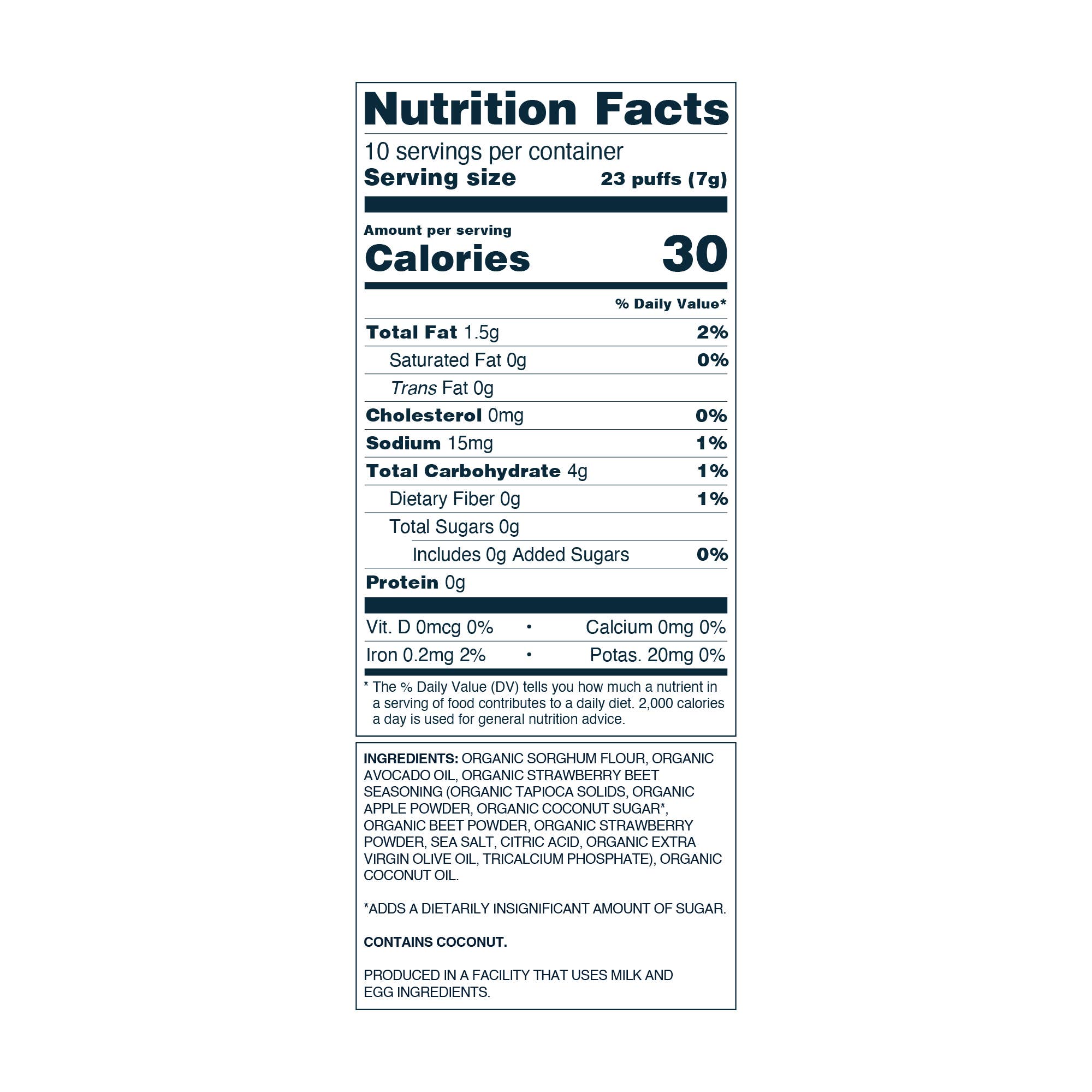 Lil' Puffs Star-Berry Beet, 2.5oz