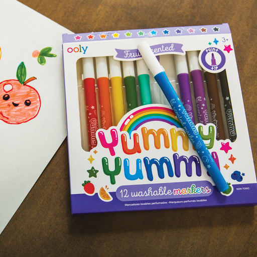 Yummy Yummy: Fruit Scented Markers (Set of 12)