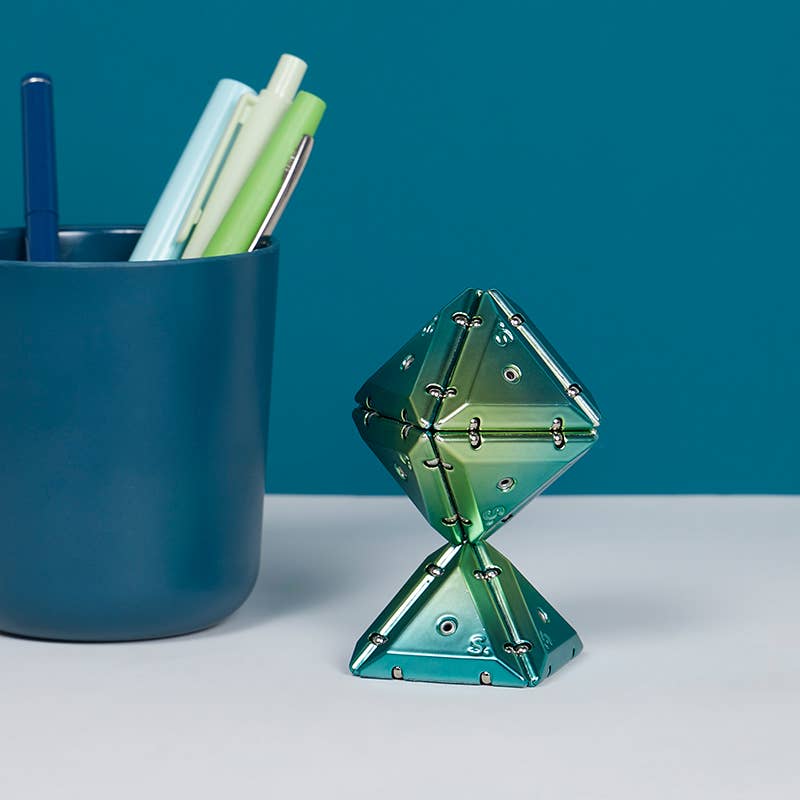 Geode Chrome Pyramids Magnetic Sensory Toys