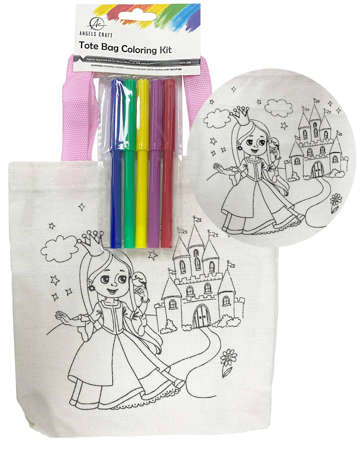 Color Your Own Tote! – 5 Fun Designs to Choose From