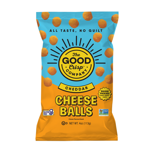 Cheddar Cheese Balls - 4oz Bags (Case of 8)