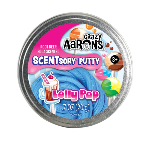Crazy Aaron's 2.75" SCENTsory Putty - Root Beer Lolly Pop