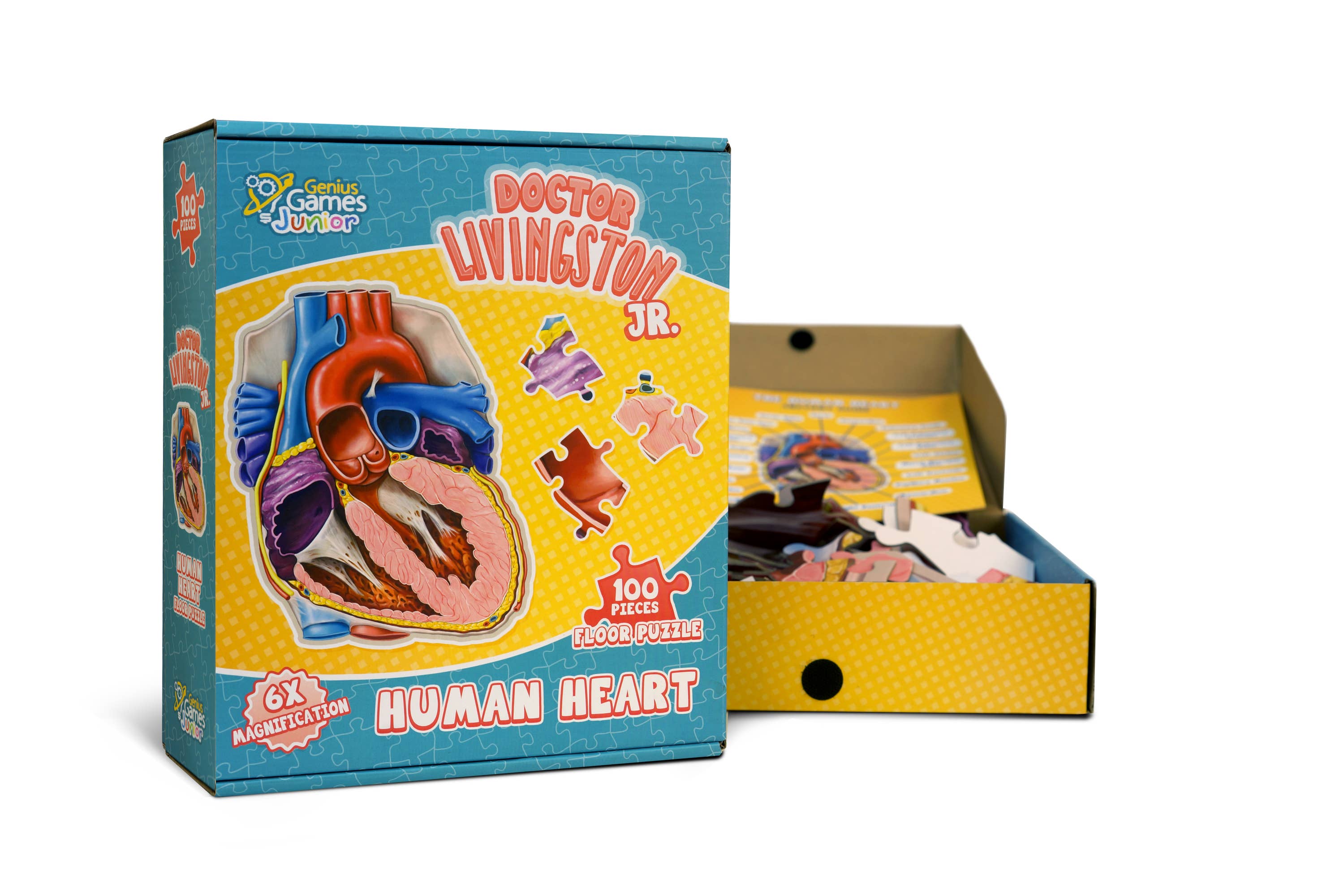 Kids 100 Piece Heart Floor Puzzle
