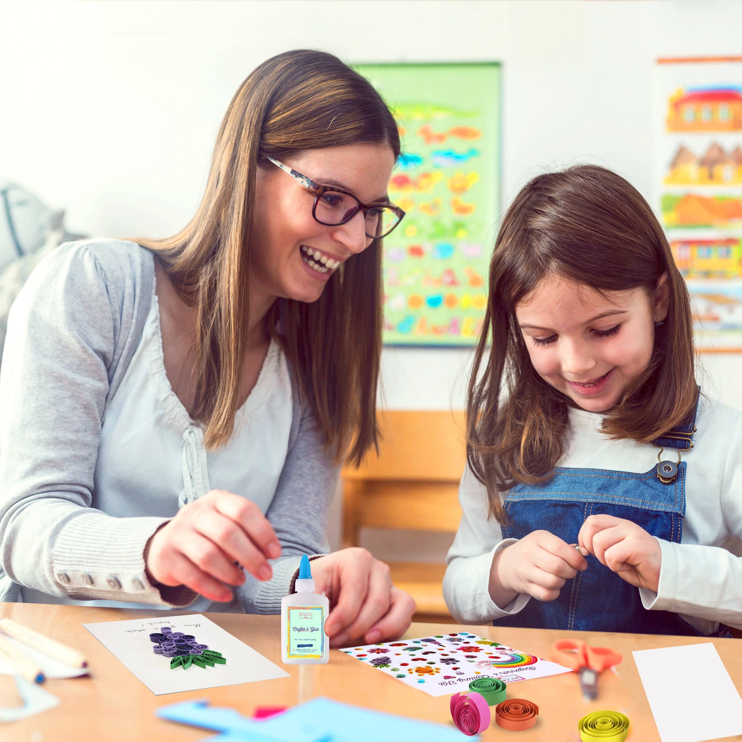 Beginner's Quilling Kit - DIY Craft Kit for Kids + Adults