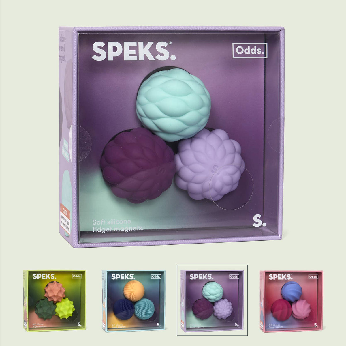 SPECK Odds Vivid Silicone Fidget Magnets