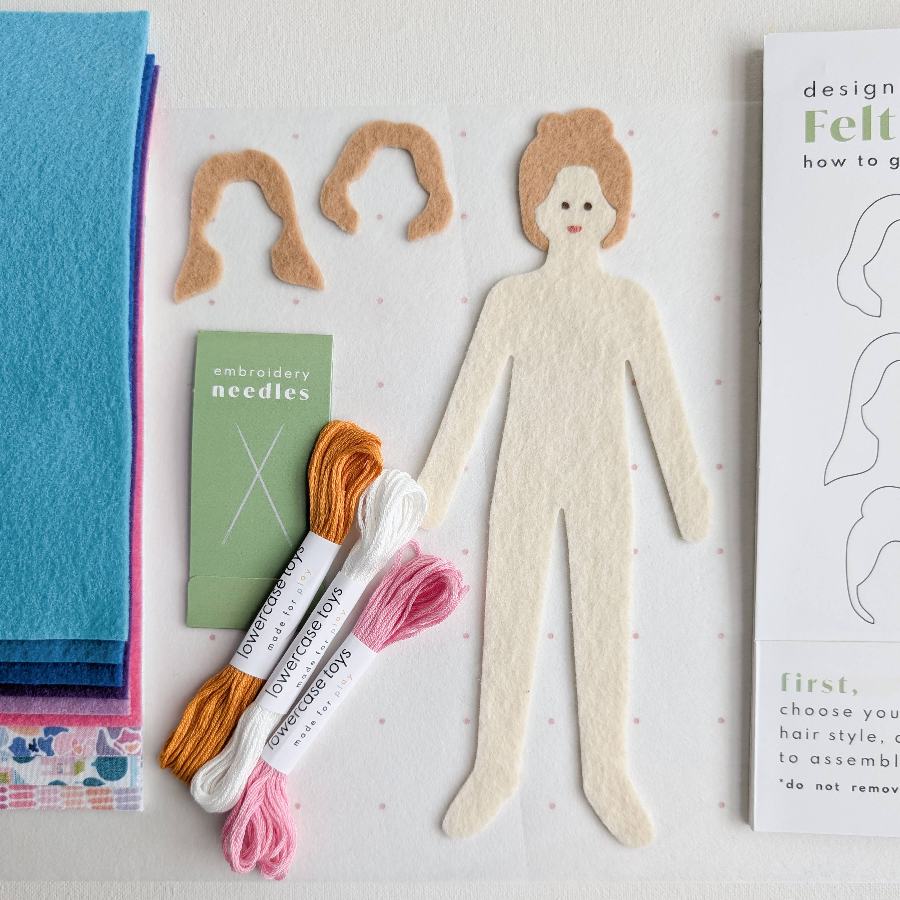 Terrace Design Set - A Felt Doll Craft Kit