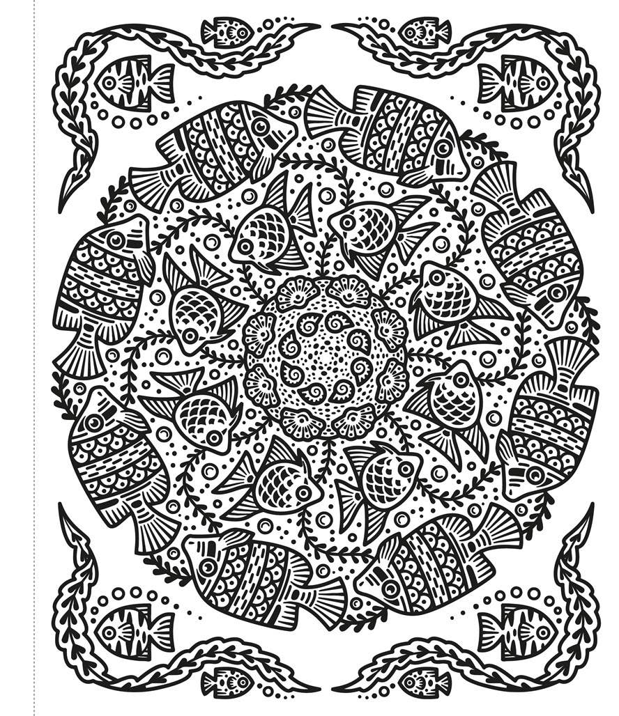 Mandalas Magic Painting Book : Usborne