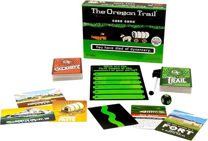 Pressman The Oregon Trail Card Game – Cooperative Survival