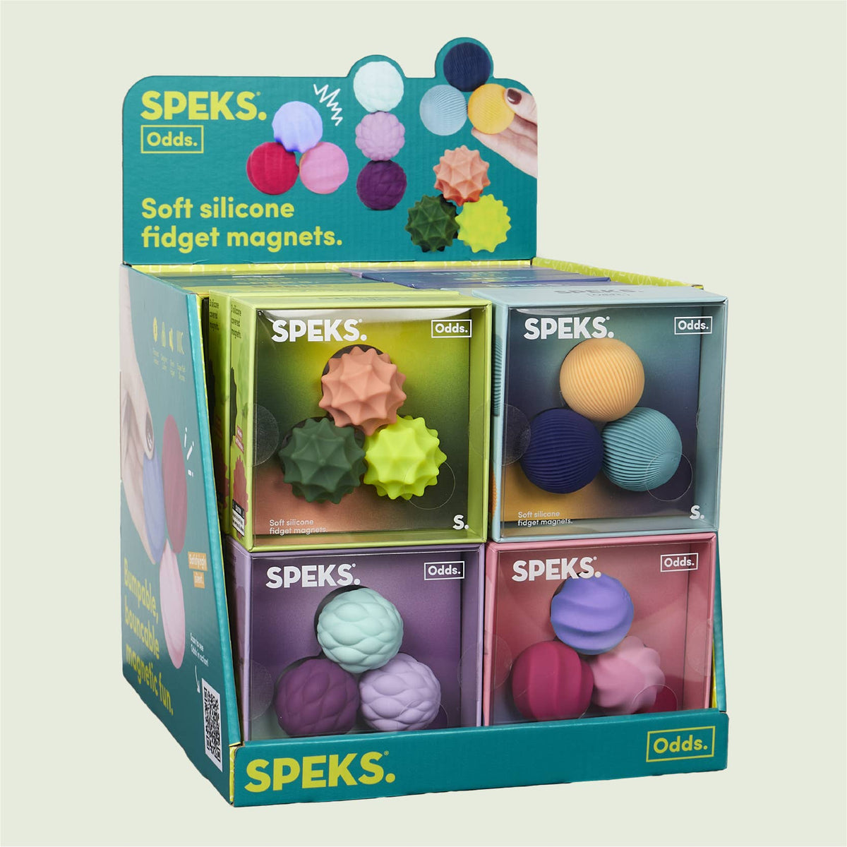 SPECK Odds Vivid Silicone Fidget Magnets