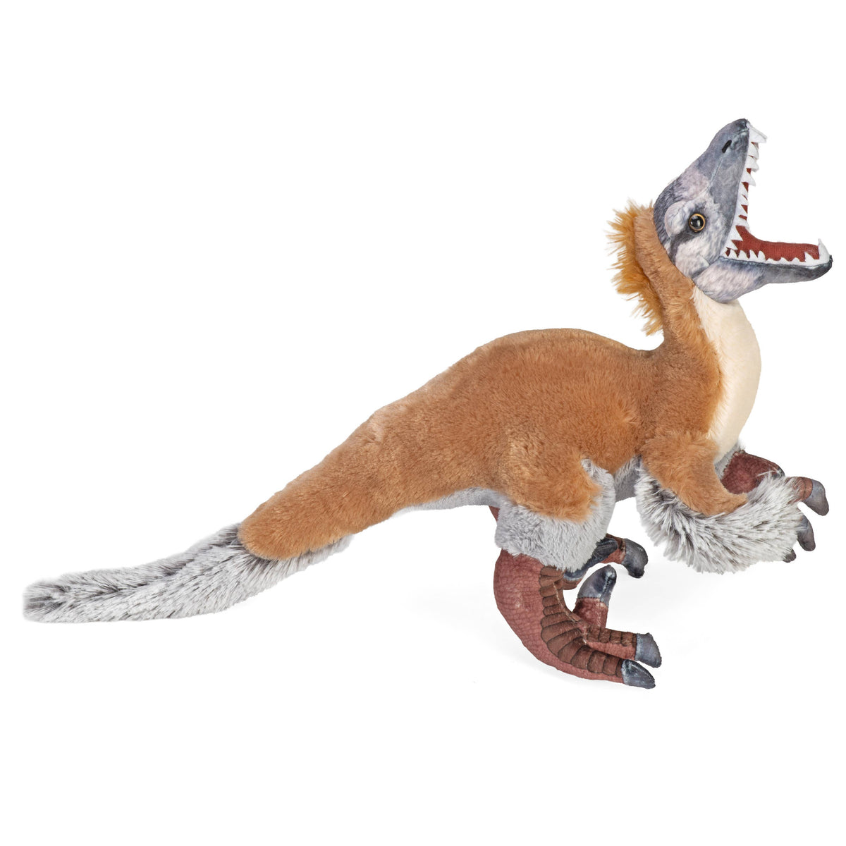 Artist-Dino Velociraptor Stuffed Animal 15"