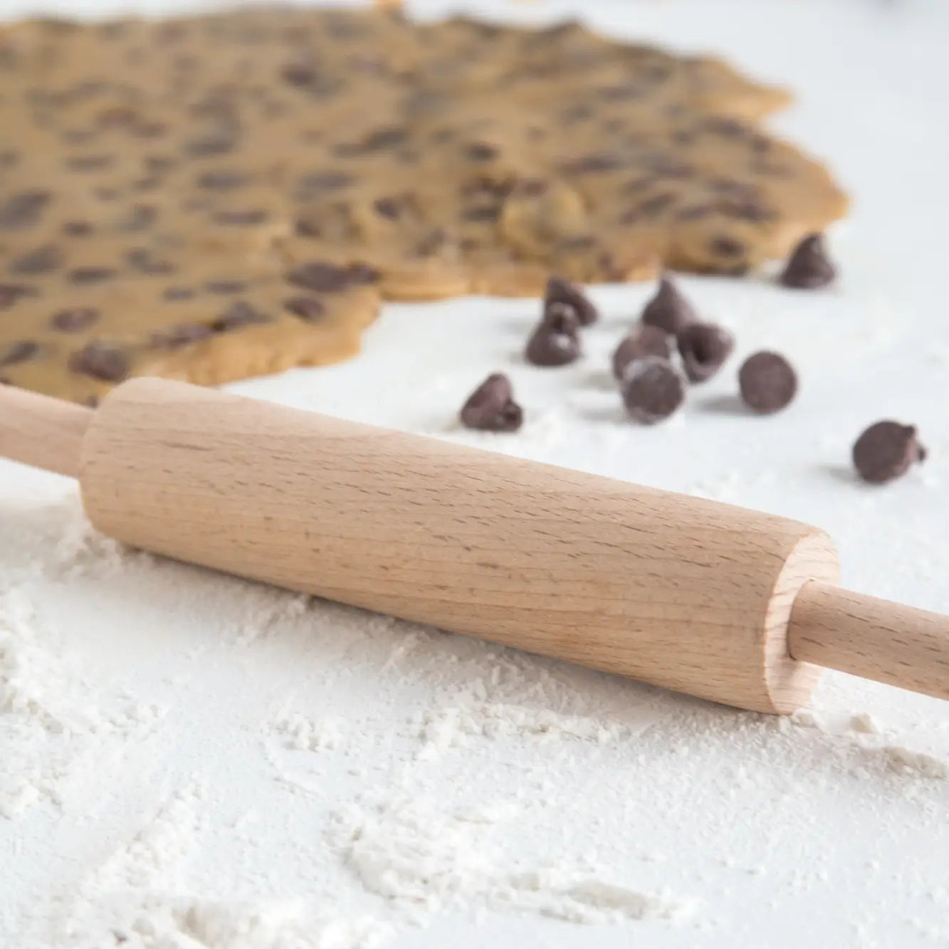 Fox Run Small Rolling Pin, Wood, 4.25"
