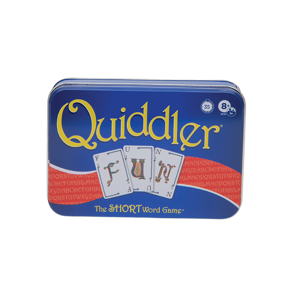 Quiddler Collectible Tin – The SHORT Word Game